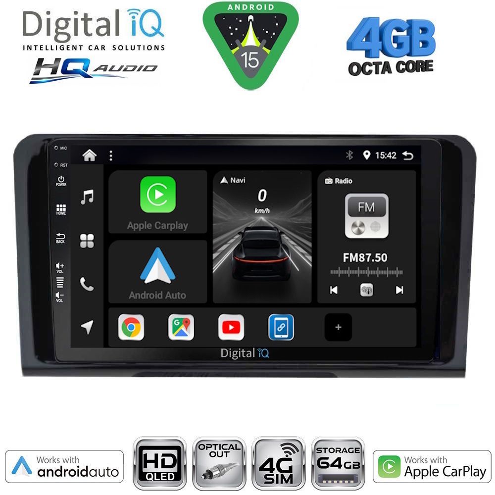 Βλησαρούλης Car Center - DIGITAL IQ BXK 19414_CPAA (9inc) MULTIMEDIA TABLET for MERCEDES ML (W164) – GL (X164) mod. 2005-2011