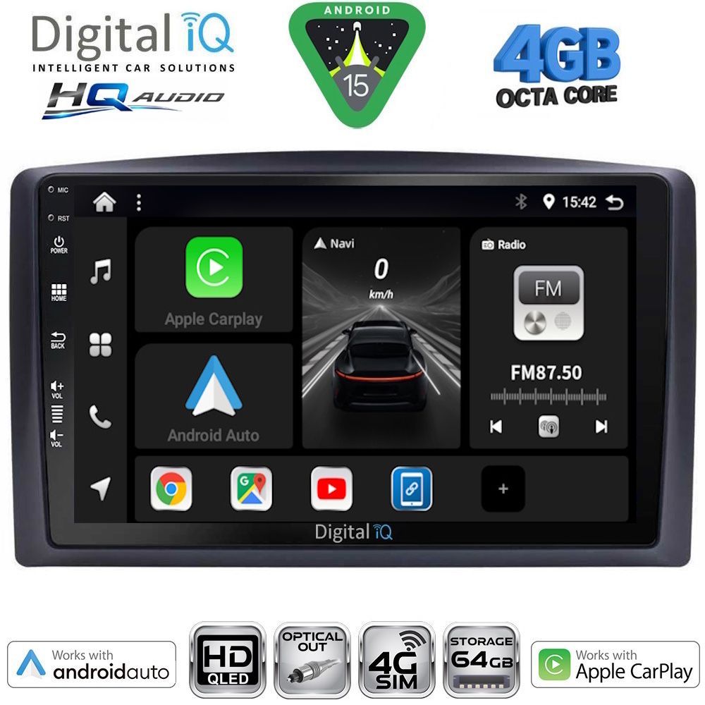 Βλησαρούλης Car Center - DIGITAL IQ BXK 19421_CPAA (10inc) MULTIMEDIA TABLET for MERCEDES VITO – VIANO  (W447) mod. 2015-2022