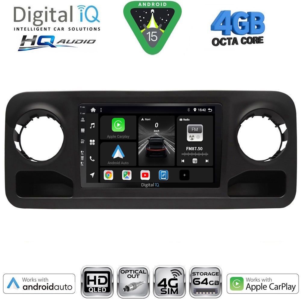 Βλησαρούλης Car Center - DIGITAL IQ BXK 19424_CPAA (10inc) MULTIMEDIA TABLET for MERCEDES SPRINTER mod. 2018-2026