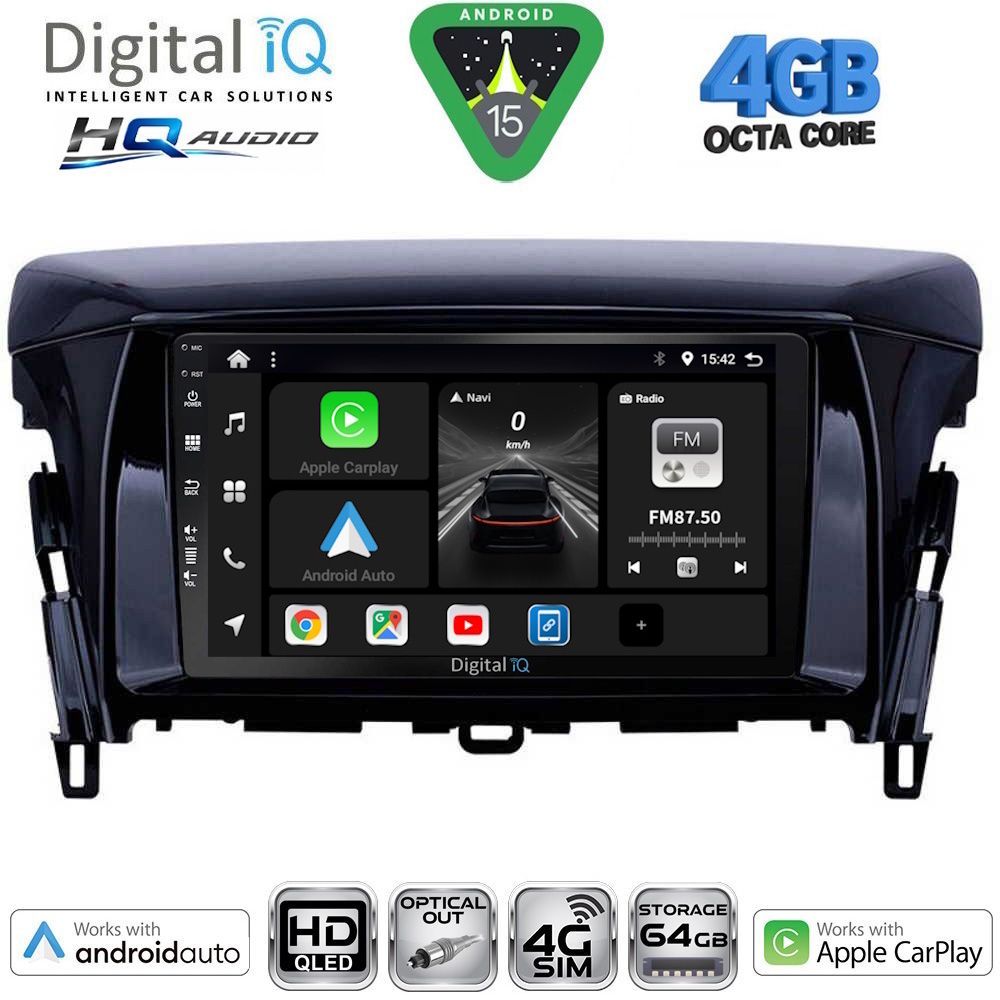 Βλησαρούλης Car Center - DIGITAL IQ BXK 19432_CPAA (9inc) MULTIMEDIA TABLET for MITSUBISHI ECLIPSE CROSS mod. 2018-2026