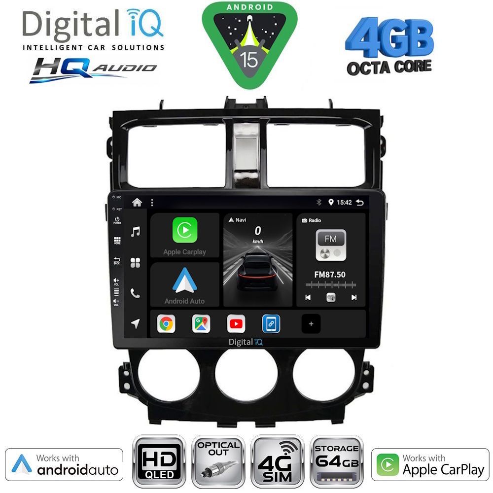 Βλησαρούλης Car Center - DIGITAL IQ BXK 19435_CPAA (9inc) MULTIMEDIA TABLET for MITSUBISHI COLT mod. 2013-2023