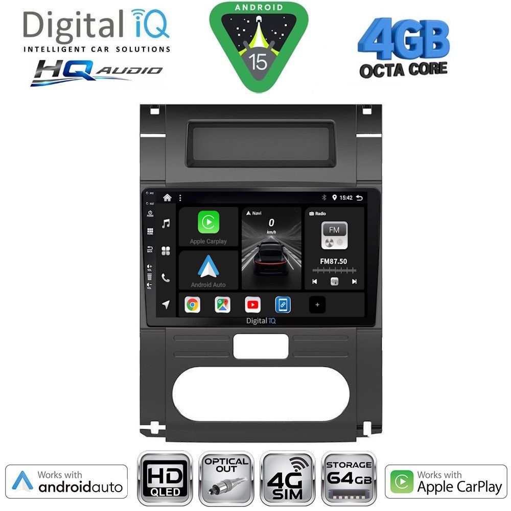 Βλησαρούλης Car Center - DIGITAL IQ BXK 19477_CPAA (10inc) MULTIMEDIA TABLET for NISSAN XTRAIL mod. 2007-2013