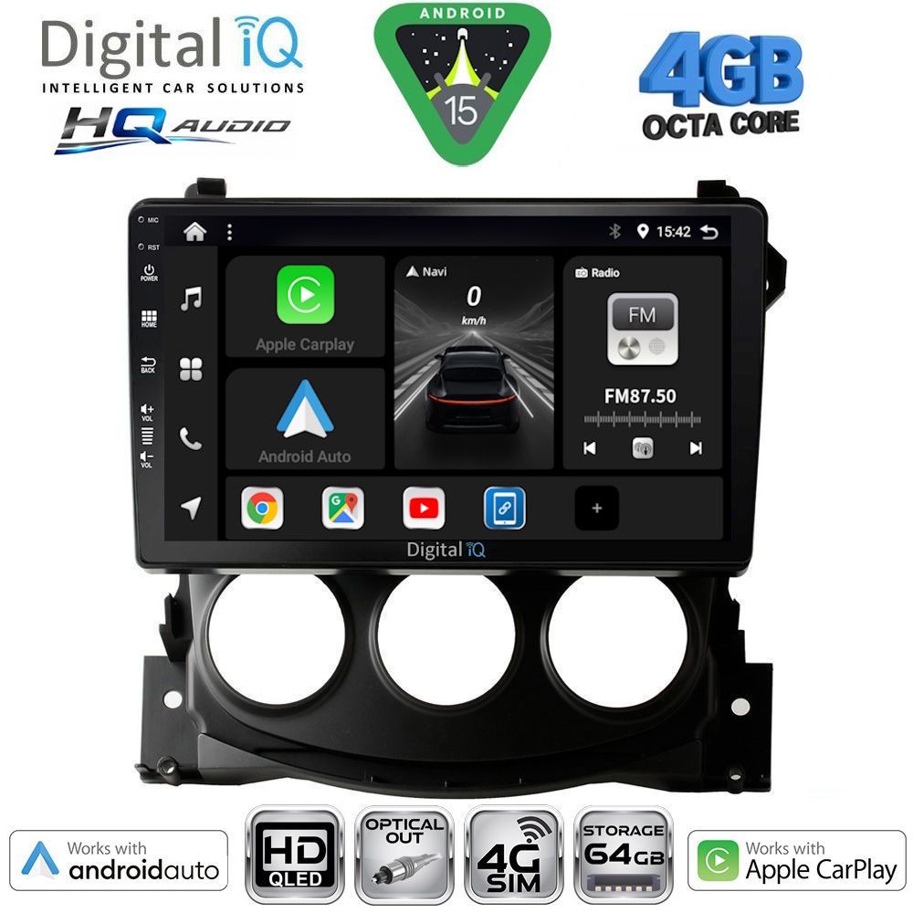 Βλησαρούλης Car Center - DIGITAL IQ BXK 19479_CPAA (9inc) MULTIMEDIA TABLET for NISSAN 370Z mod. 2009-2012