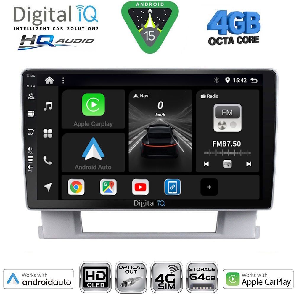 Βλησαρούλης Car Center - DIGITAL IQ BXK 19482_CPAA (9inc) MULTIMEDIA TABLET for OPEL ASTRA J mod.2010-2016