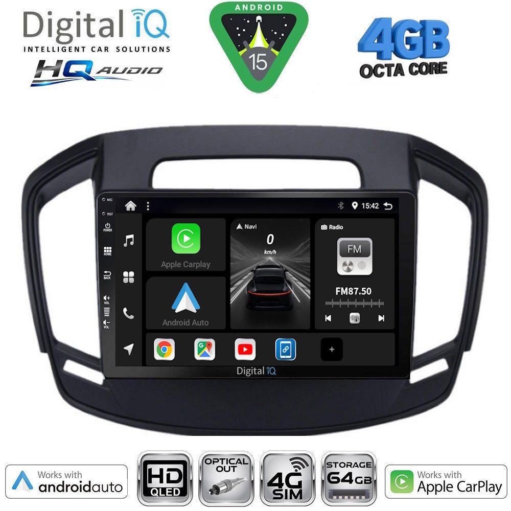 Βλησαρούλης Car Center - DIGITAL IQ BXK 19492_CPAA (9inc) MULTIMEDIA TABLET for OPEL INSIGNIA mod.2014-2017
