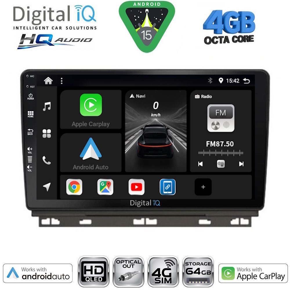 Βλησαρούλης Car Center - DIGITAL IQ BXK 19546_CPAA (9inc) MULTIMEDIA TABLET for RENAULT CLIO - CAPTUR mod. 2019-2026
