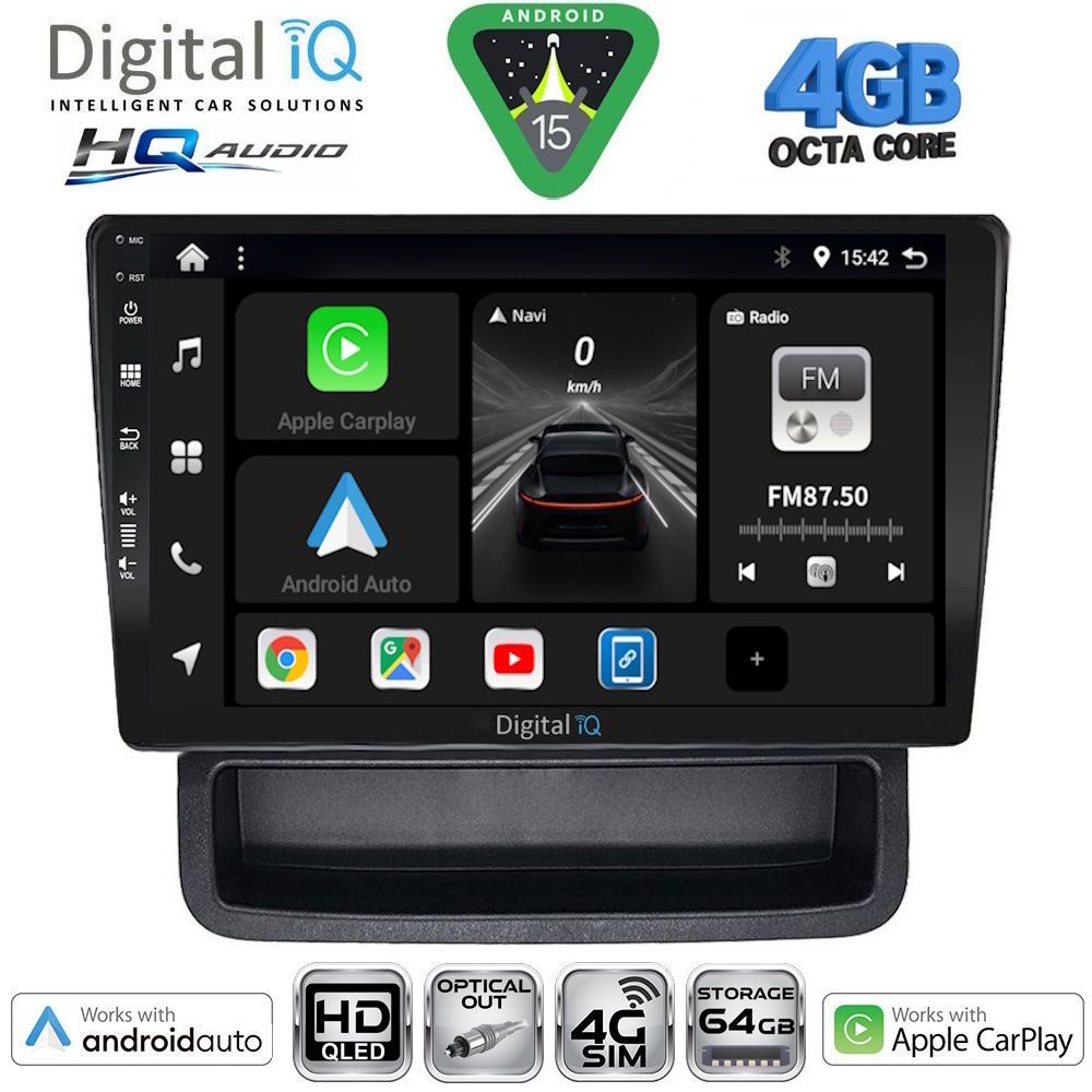 Βλησαρούλης Car Center - DIGITAL IQ BXK 19559_CPAA (10inc) MULTIMEDIA TABLET for OPEL VIVARO – RENAULT TRAFIC - NISSAN PRIMASTAR mod. 2004-2015
