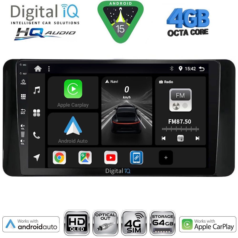 Βλησαρούλης Car Center - DIGITAL IQ BXK 19586_CPAA (10inc) MULTIMEDIA TABLET for SKODA KAMIQ mod. 2018-2026