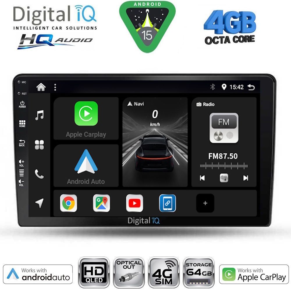 Βλησαρούλης Car Center - DIGITAL IQ BXK 19656_CPAA (9inc) MULTIMEDIA TABLET for SSANGYONG REXTON mod. 2002-2006