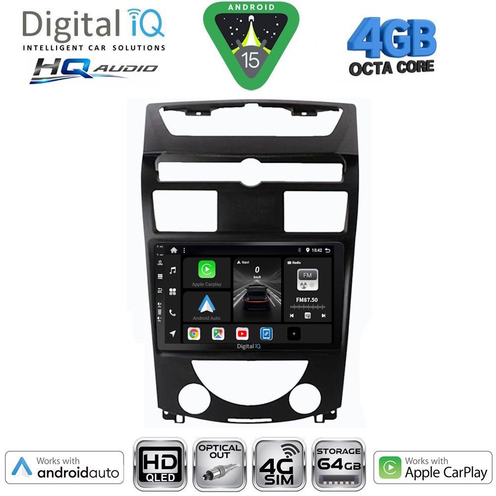 Βλησαρούλης Car Center - DIGITAL IQ BXK 19657_CPAA (10inc) MULTIMEDIA TABLET for SSANGYONG REXTON mod. 2006-2015