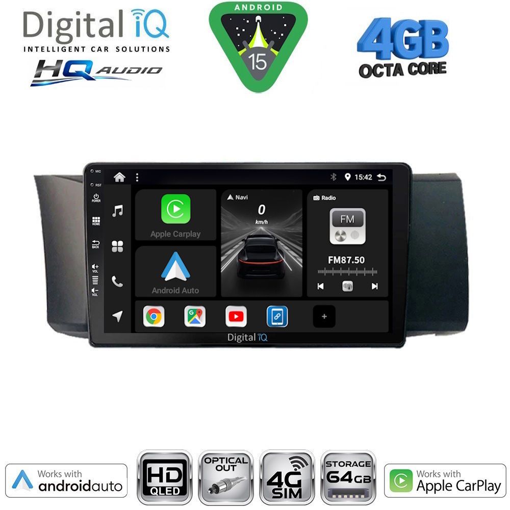 Βλησαρούλης Car Center - DIGITAL IQ BXK 19669_CPAA (9inc) MULTIMEDIA TABLET for TOYOTA GT86 - SUBARU BRZ mod. 2012-2026