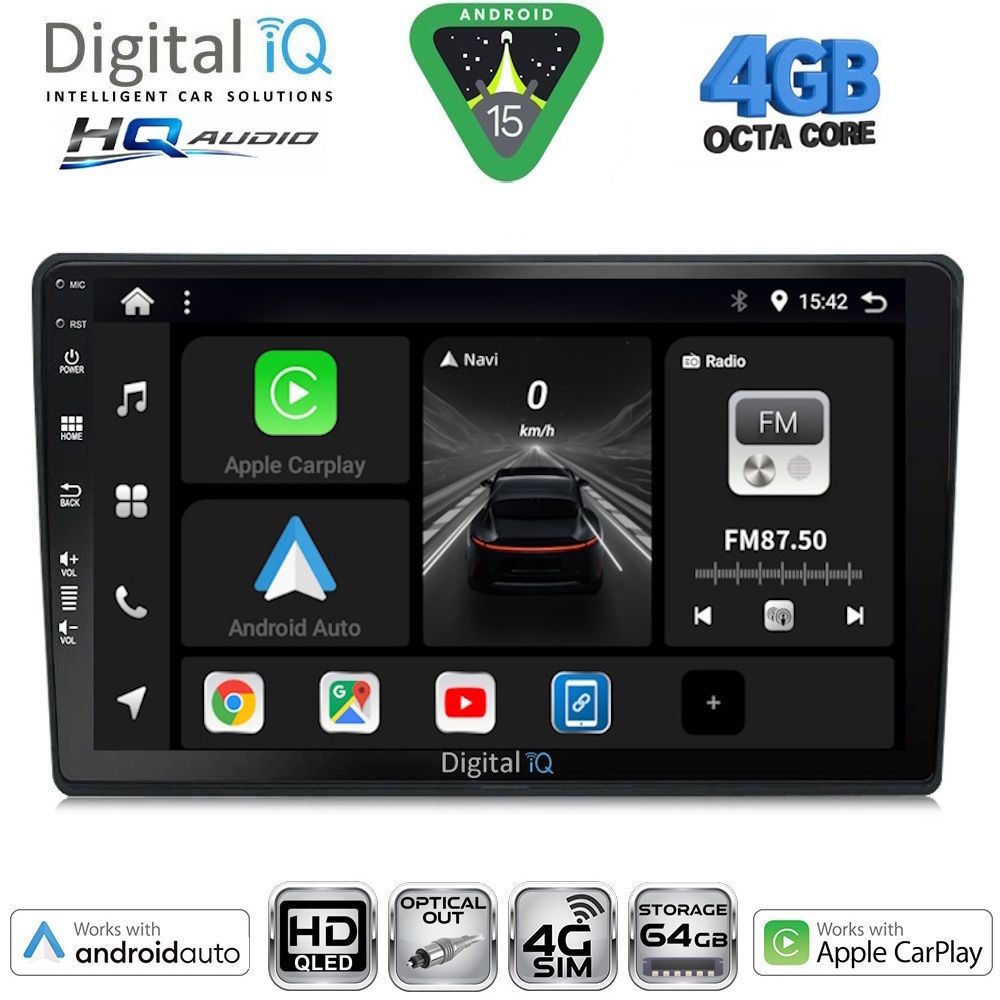 Βλησαρούλης Car Center - DIGITAL IQ BXK 19699_CPAA (10inc) MULTIMEDIA TABLET for TOYOTA AURIS mod. 2013-2015