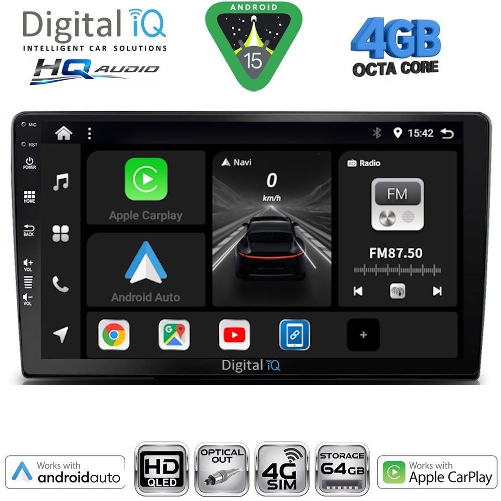 Βλησαρούλης Car Center - DIGITAL IQ BXK 19722_CPAA (9inc) MULTIMEDIA TABLET for TOYOTA LANDCRUISER mod. 1998-2003
