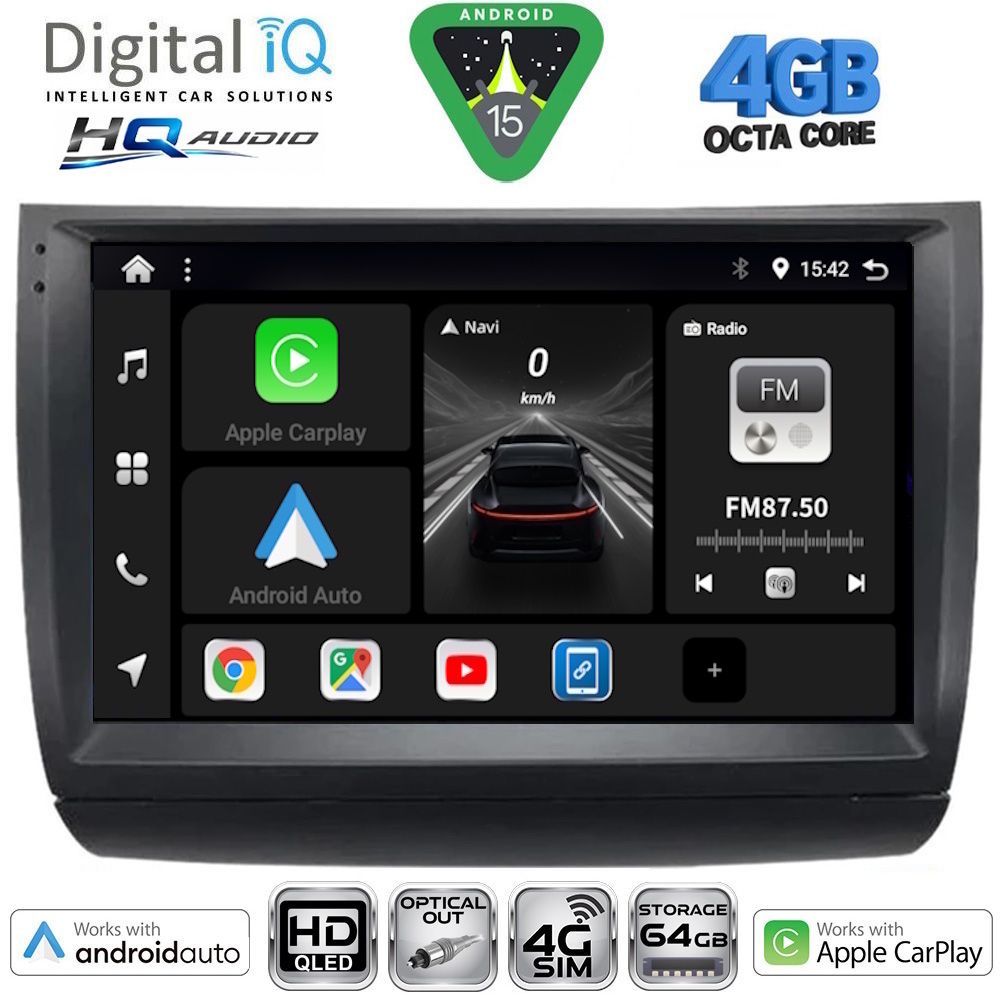 Βλησαρούλης Car Center - DIGITAL IQ BXK 19728_CPAA (9inc) MULTIMEDIA TABLET for TOYOTA PRIUS mod. 2003-2009