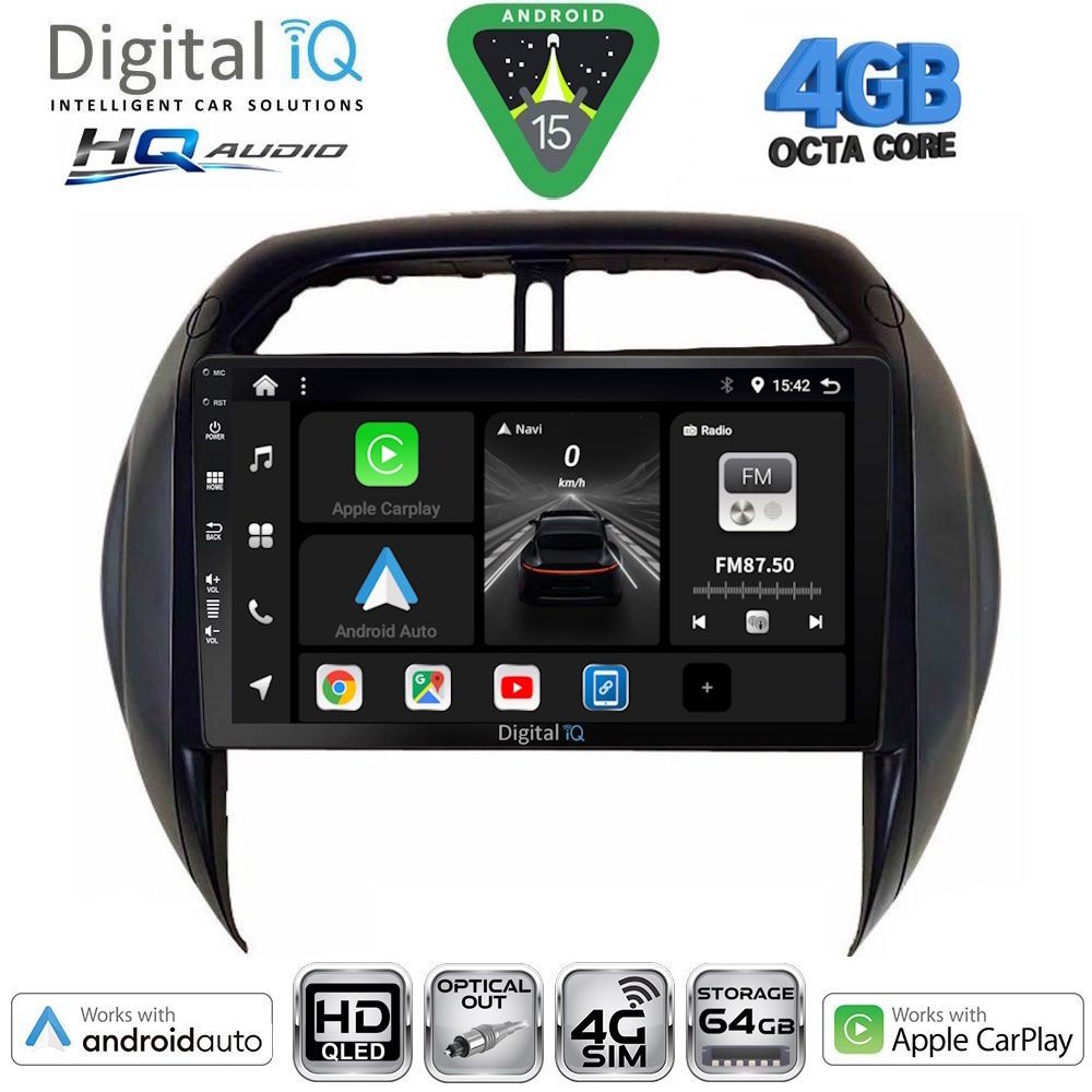 Βλησαρούλης Car Center - DIGITAL IQ BXK 19730_CPAA CLIMA (9inc) MULTIMEDIA TABLET for TOYOTA RAV 4 mod. 2000-2006