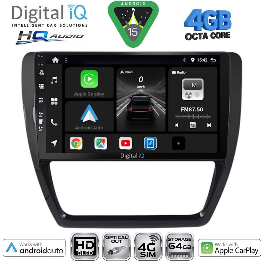 Βλησαρούλης Car Center - DIGITAL IQ BXK 19741_CPAA (10inc) MULTIMEDIA TABLET for VW JETTA mod. 2010-2016