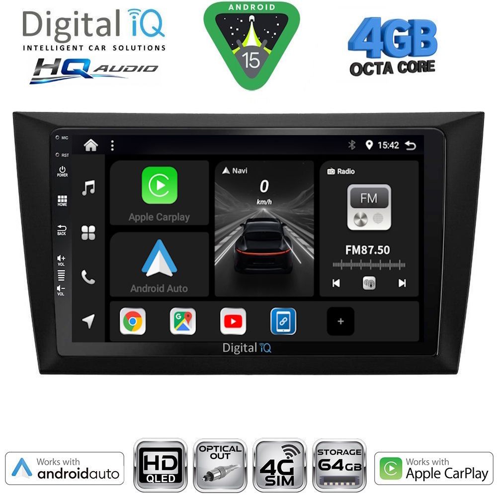 Βλησαρούλης Car Center - DIGITAL IQ BXK 19746_CPAA  (9inc) MULTIMEDIA TABLET for GOLF 6 mod. 2009-2012