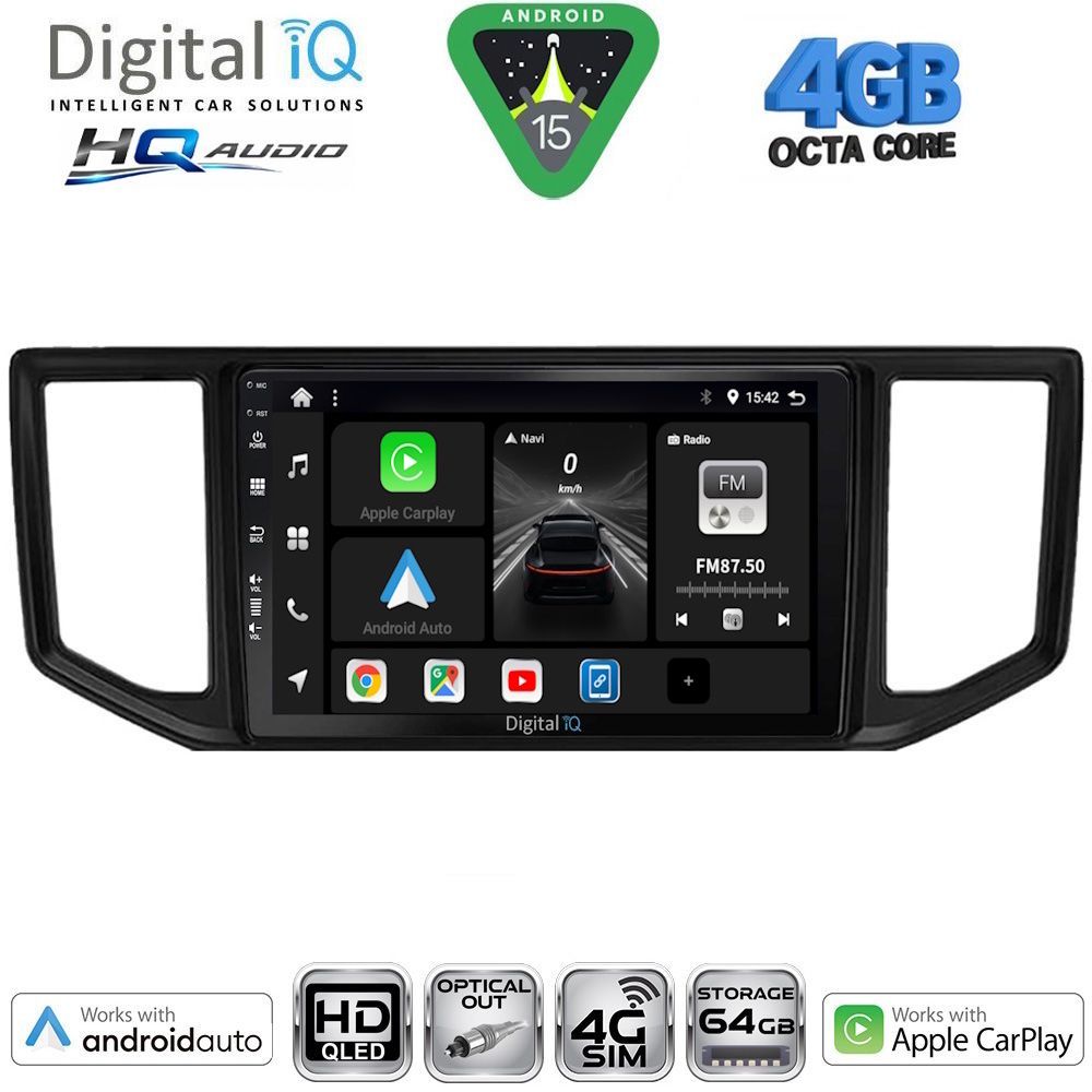 Βλησαρούλης Car Center - DIGITAL IQ BXK 19753_CPAA (10inc) MULTIMEDIA TABLET for VW CRAFTER mod. 2017-2026