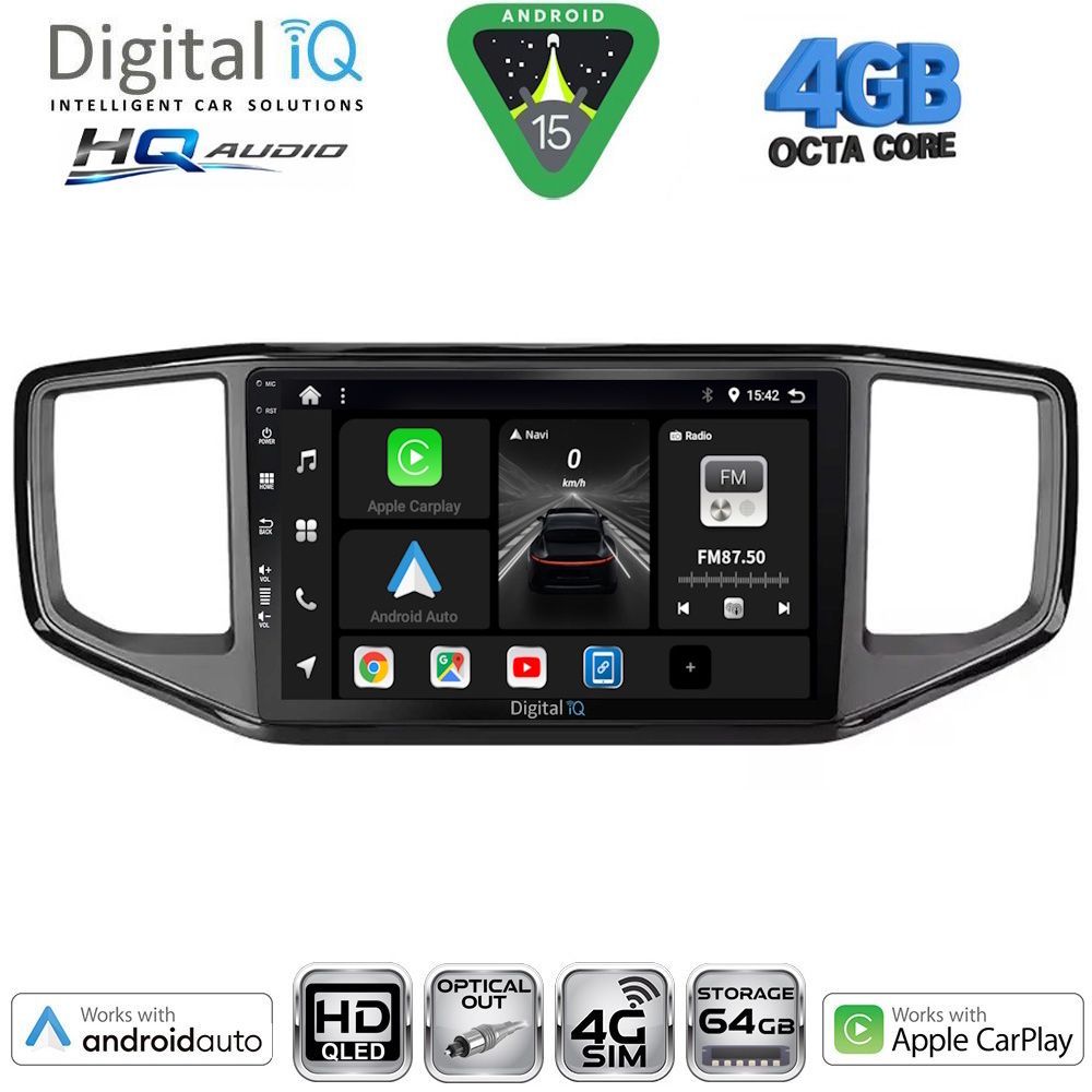 Βλησαρούλης Car Center - DIGITAL IQ BXK 19754_CPAA (9inc) MULTIMEDIA TABLET for VW AMAROK mod. 2017-2022