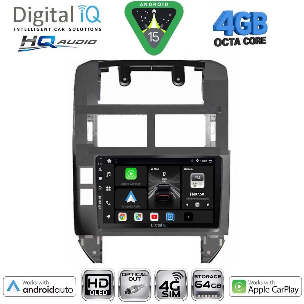 Βλησαρούλης Car Center - DIGITAL IQ BXK 19755_CPAA (9inc) MULTIMEDIA TABLET for VW POLO mod. 2002-2009