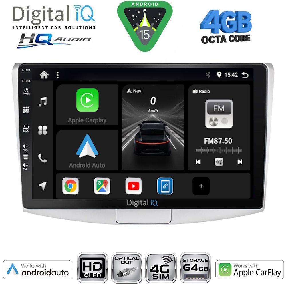 Βλησαρούλης Car Center - DIGITAL IQ BXK 19764_CPAA (10inc) MULTIMEDIA TABLET for VW PASSAT mod. 2010-2015