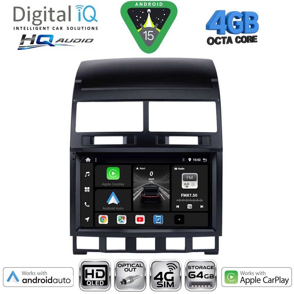 Βλησαρούλης Car Center - DIGITAL IQ BXK 19765_CPAA (9inc) MULTIMEDIA TABLET for VW TOUAREG mod. 2003-2011