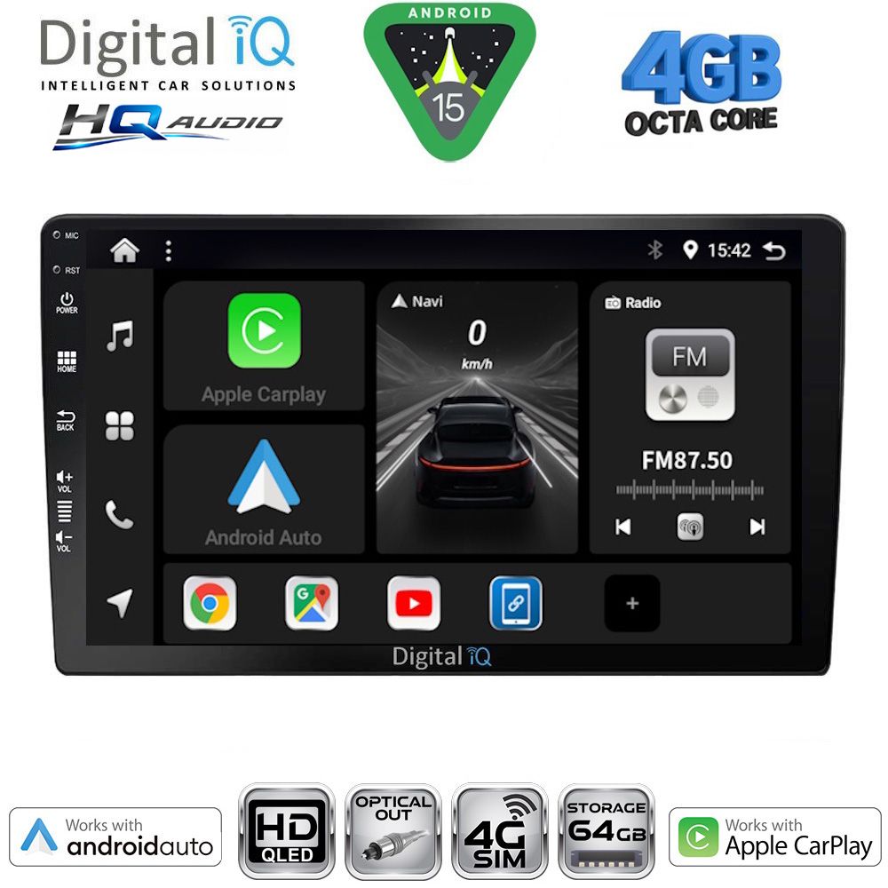 Βλησαρούλης Car Center - DIGITAL IQ BXK 19909_CPAA (9" SLIM) MULTIMEDIA TABLET with 4G SIM