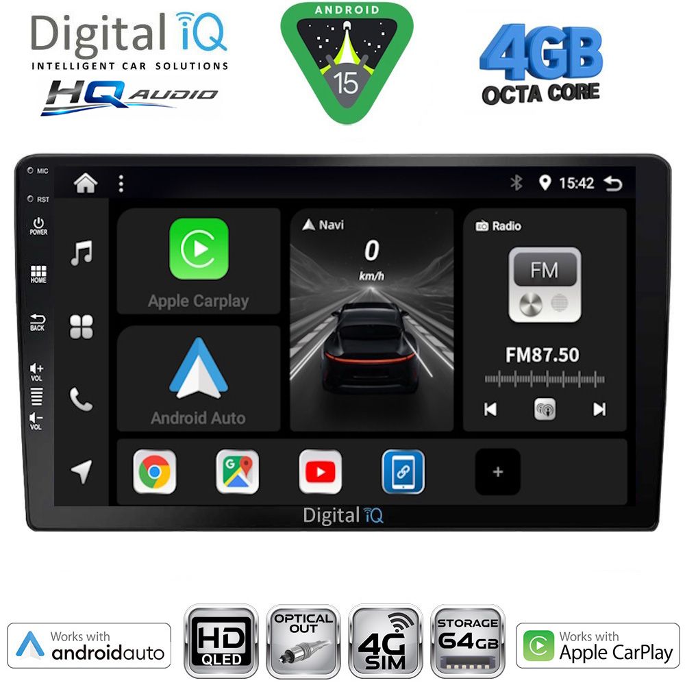 Βλησαρούλης Car Center - DIGITAL IQ BXK 19910_CPAA (10" SLIM) MULTIMEDIA TABLET with 4G SIM