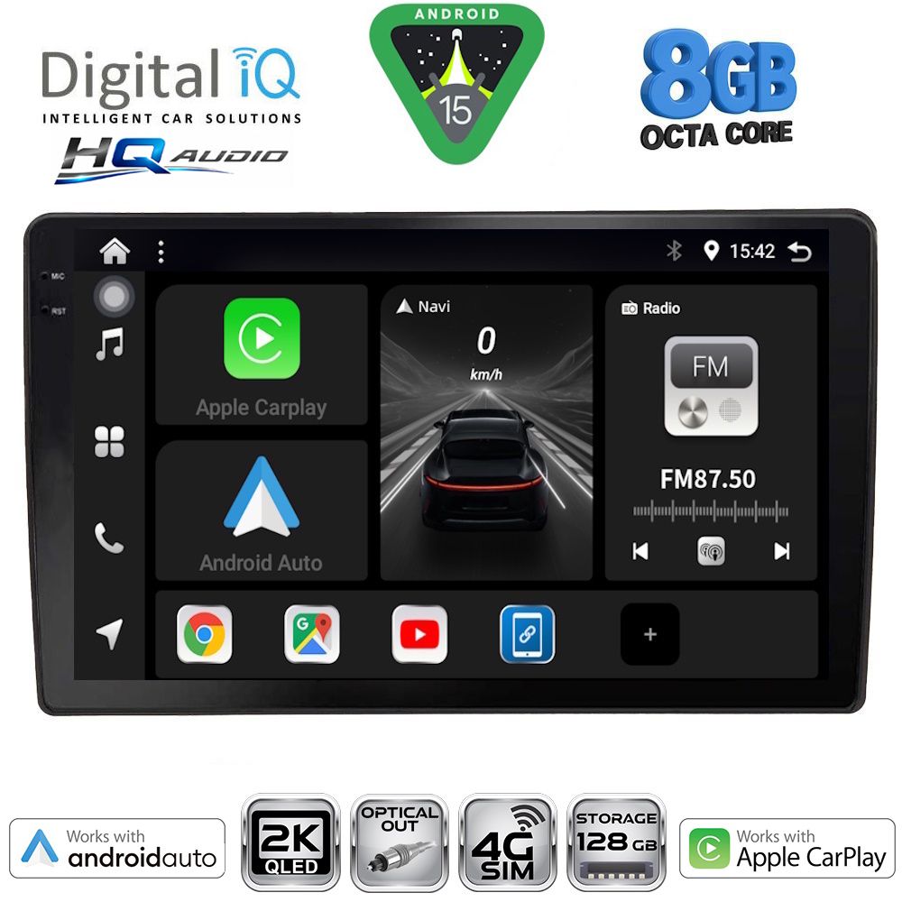 Βλησαρούλης Car Center - DIGITAL IQ BXK 20005_CPAA (10inc) MULTIMEDIA TABLET for AUDI A4 mod. 2008-2015