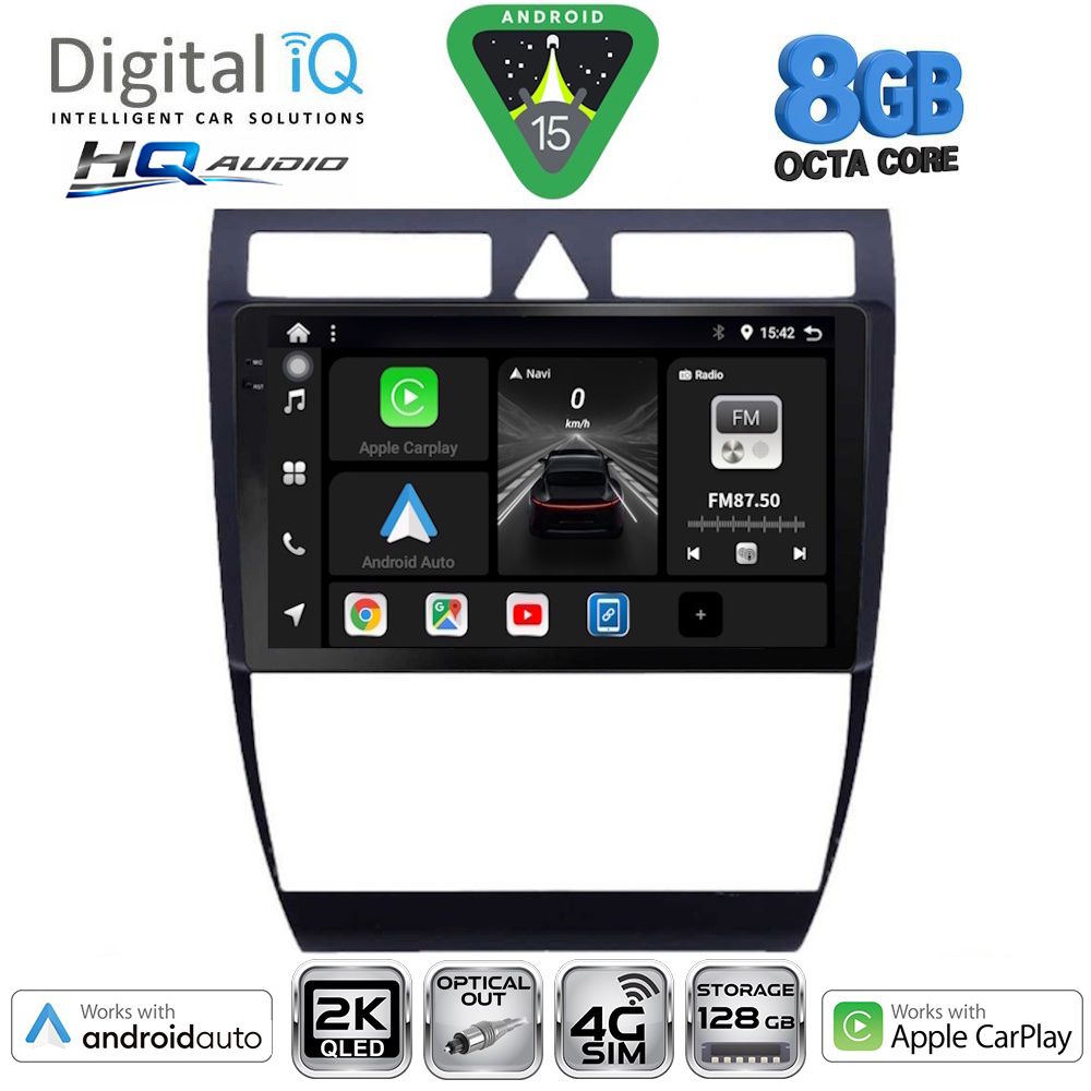 Βλησαρούλης Car Center - DIGITAL IQ BXK 20006_CPAA (9inc) MULTIMEDIA TABLET for AUDI A6 mod. 1998-2005