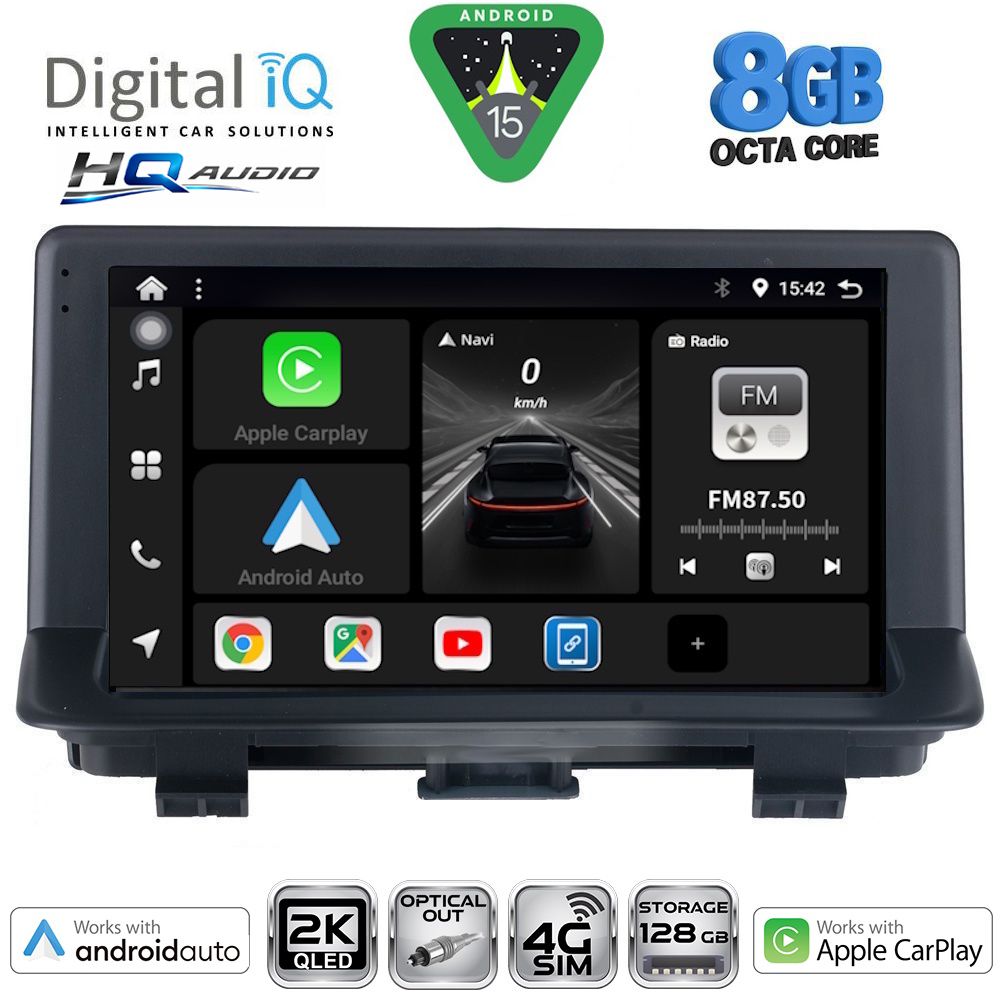 Βλησαρούλης Car Center - DIGITAL IQ BXK 20013_CPAA (9inc) MULTIMEDIA TABLET for AUDI Q3 mod. 2013-2018 (Low Version)