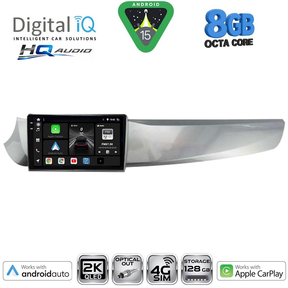Βλησαρούλης Car Center - DIGITAL IQ BXK 20025_CPAA (9inc) MULTIMEDIA TABLET for ALFA ROMEO GIULIETTA mod. 2010-2014