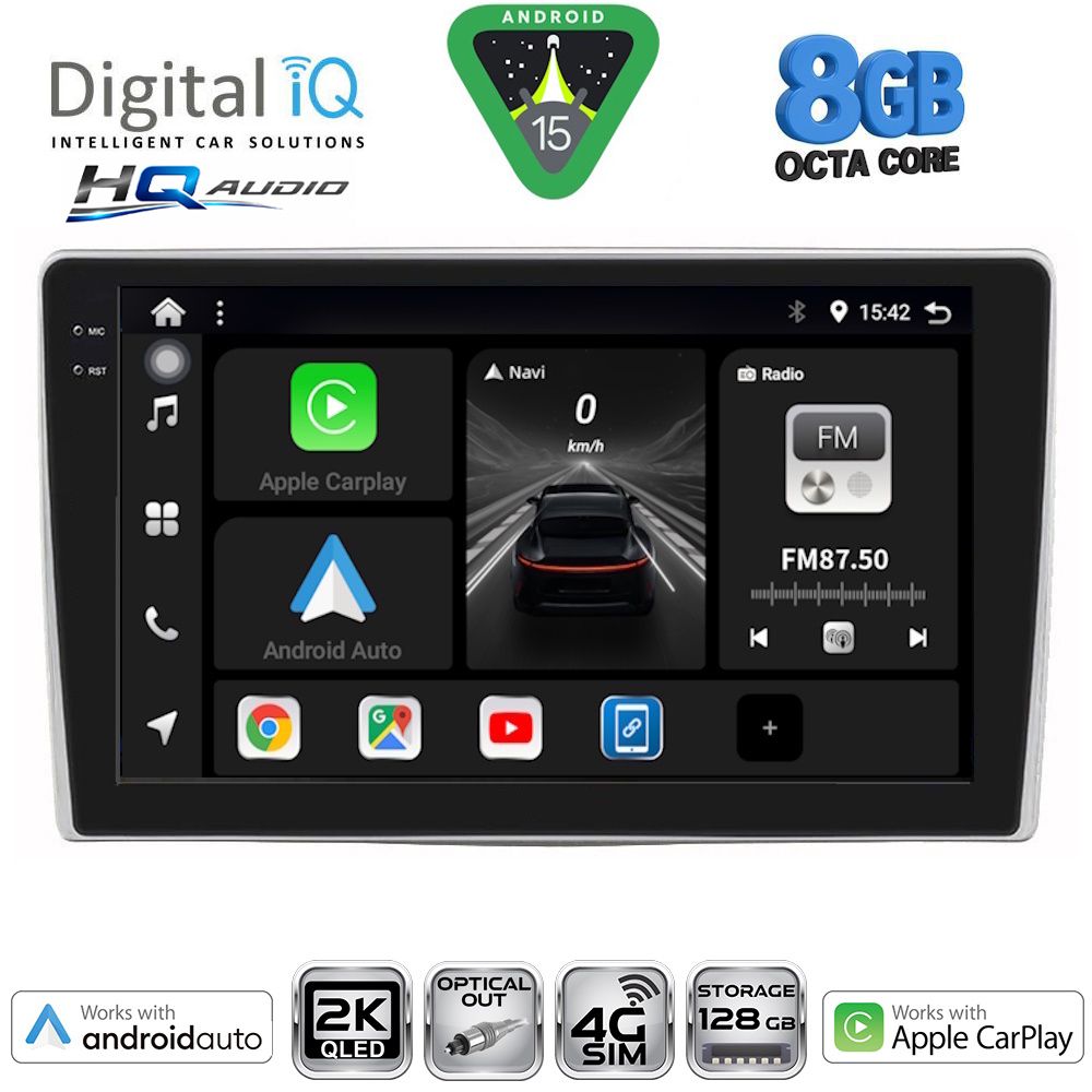 Βλησαρούλης Car Center - DIGITAL IQ BXK 20028_CPAA (9inc) MULTIMEDIA TABLET for ALFA ROMEO MITO mod. 2008-2018