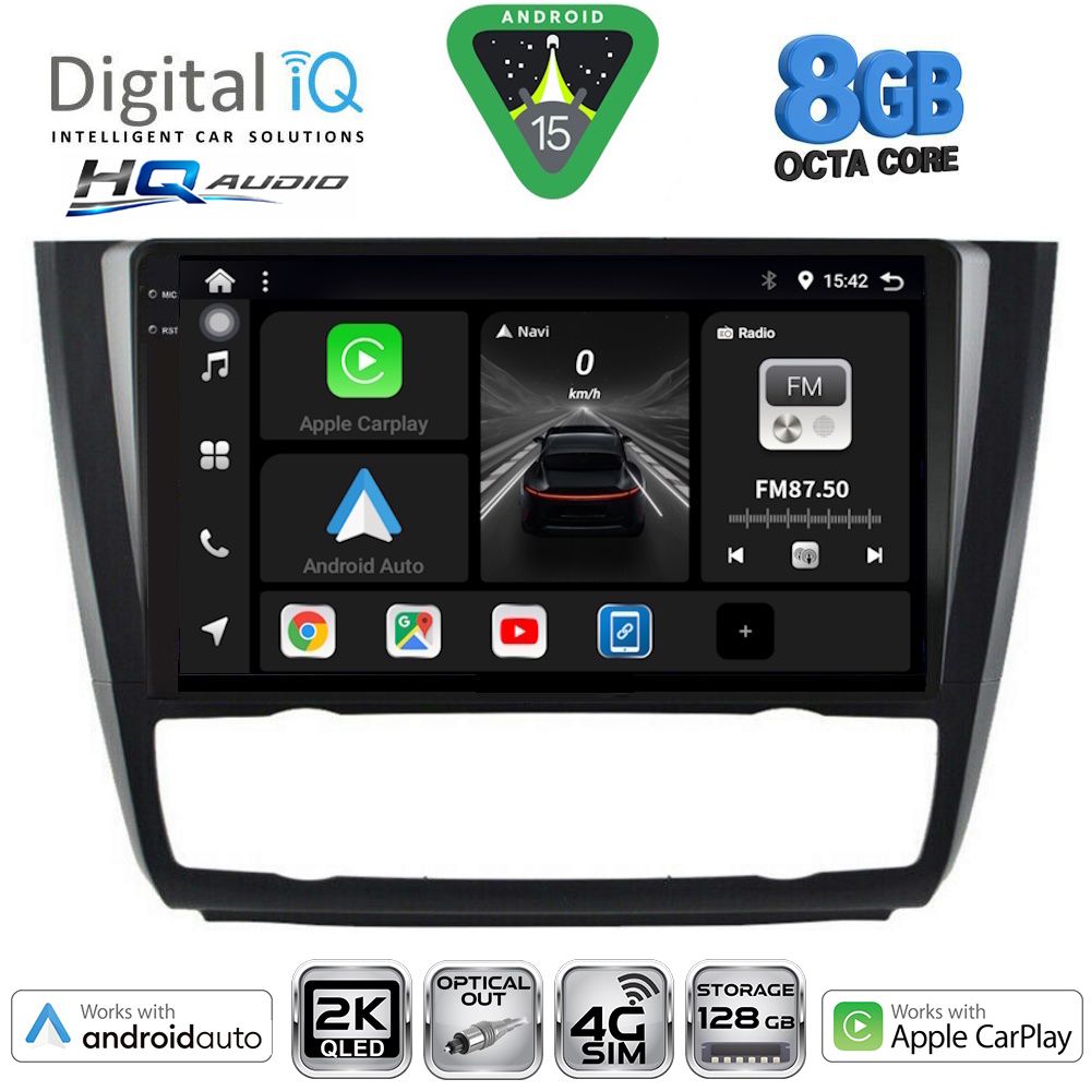 Βλησαρούλης Car Center - DIGITAL IQ BXK 20040_CPAA CLIMA (9inc) MULTIMEDIA TABLET for BMW S.1 (E81-82-87-88) mod. 2004-2013