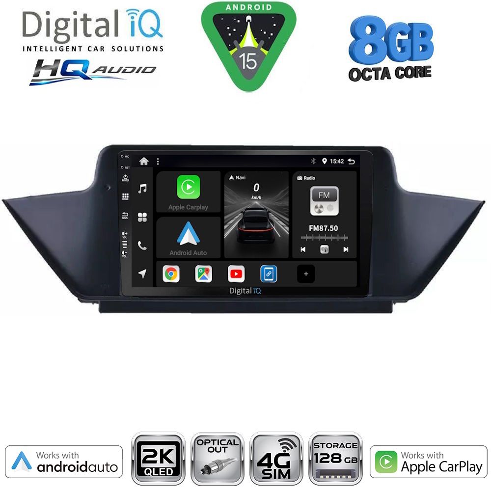 Βλησαρούλης Car Center - DIGITAL IQ BXK 20056_CPAA (10inc) MULTIMEDIA TABLET for BMW X1 (E84) mod. 2009-2015