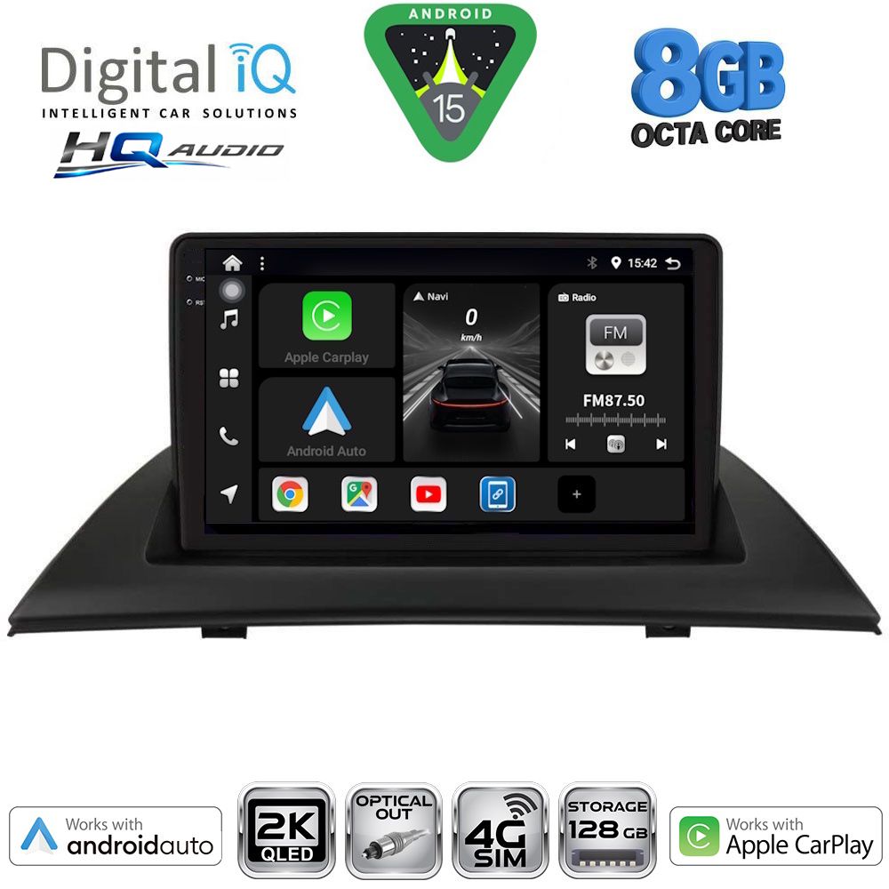 Βλησαρούλης Car Center - DIGITAL IQ BXK 20058_CPAA (9inc) MULTIMEDIA TABLET for BMW X3 (E83) mod. 2003-2010