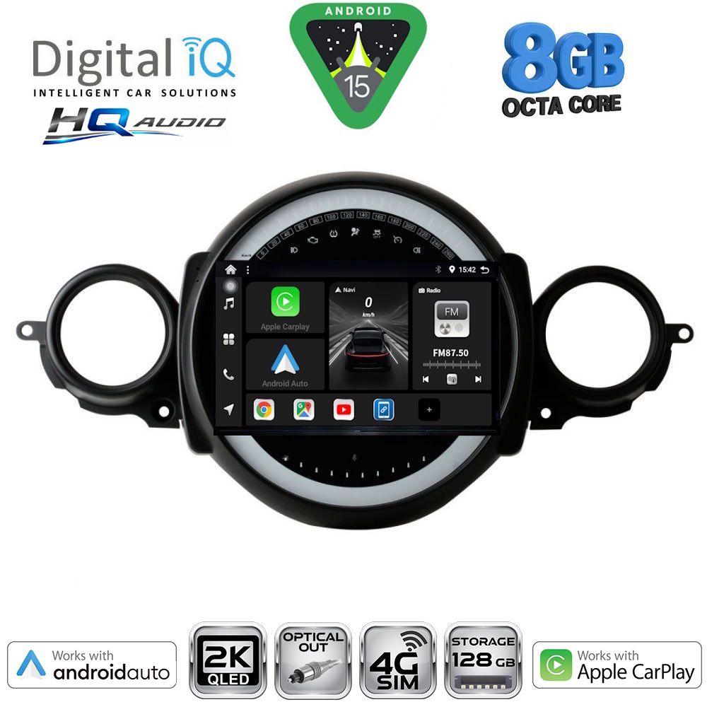 Βλησαρούλης Car Center - DIGITAL IQ BXK 20064_CPAA (9inc) MULTIMEDIA TABLET for MINI COOPER (R56-R57) mod. 2006-2014 - CLUBMAN (R55) mod. 2007-2014