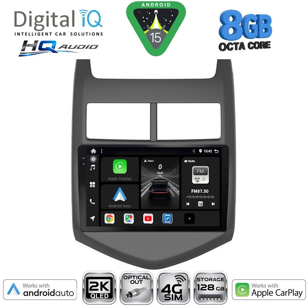 Βλησαρούλης Car Center - DIGITAL IQ BXK 20074_CPAA (9inc) MULTIMEDIA TABLET for CHEVROLET AVEO mod. 2011-2014