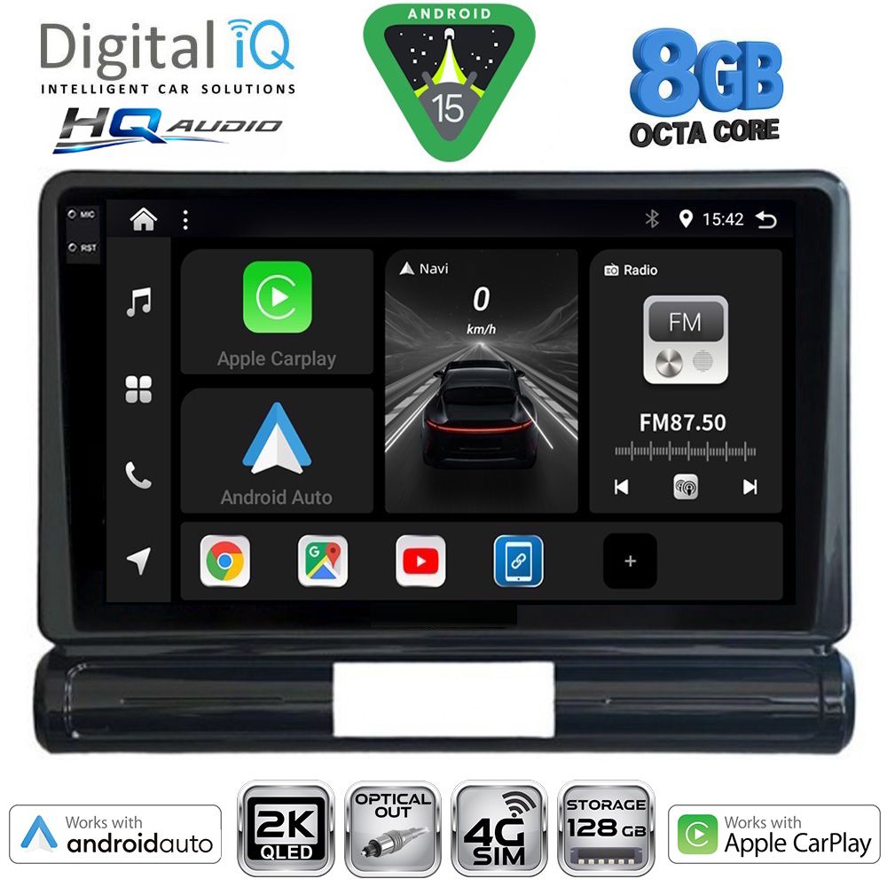 Βλησαρούλης Car Center - DIGITAL IQ BXK 20093M_CPAA (9inc) MULTIMEDIA TABLET for CITROEN C3 - DS3 mod. 2016-2024 Med Version