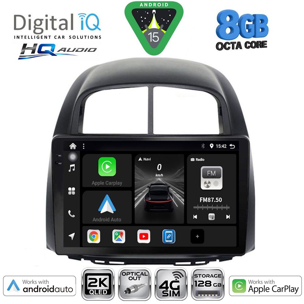 Βλησαρούλης Car Center - DIGITAL IQ BXK 20124_CPAA (10inc) MULTIMEDIA TABLET for DAIHATSU SIRION mod. 2006-2012