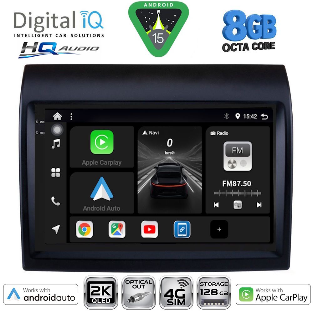 Βλησαρούλης Car Center - DIGITAL IQ BXK 20141_CPAA (9inc) MULTIMEDIA TABLET for FIAT DUCATO – CITROEN JUMPER – PEUGEOT BOXER mod. 2011-2021