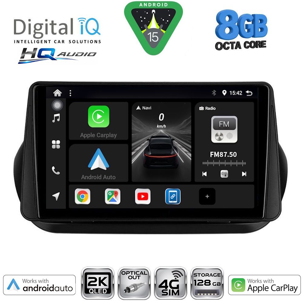 Βλησαρούλης Car Center - DIGITAL IQ BXK 20142_CPAA (9inc) MULTIMEDIA TABLET for CITROEN – FIAT – PEUGEOT mod. 2008-2018