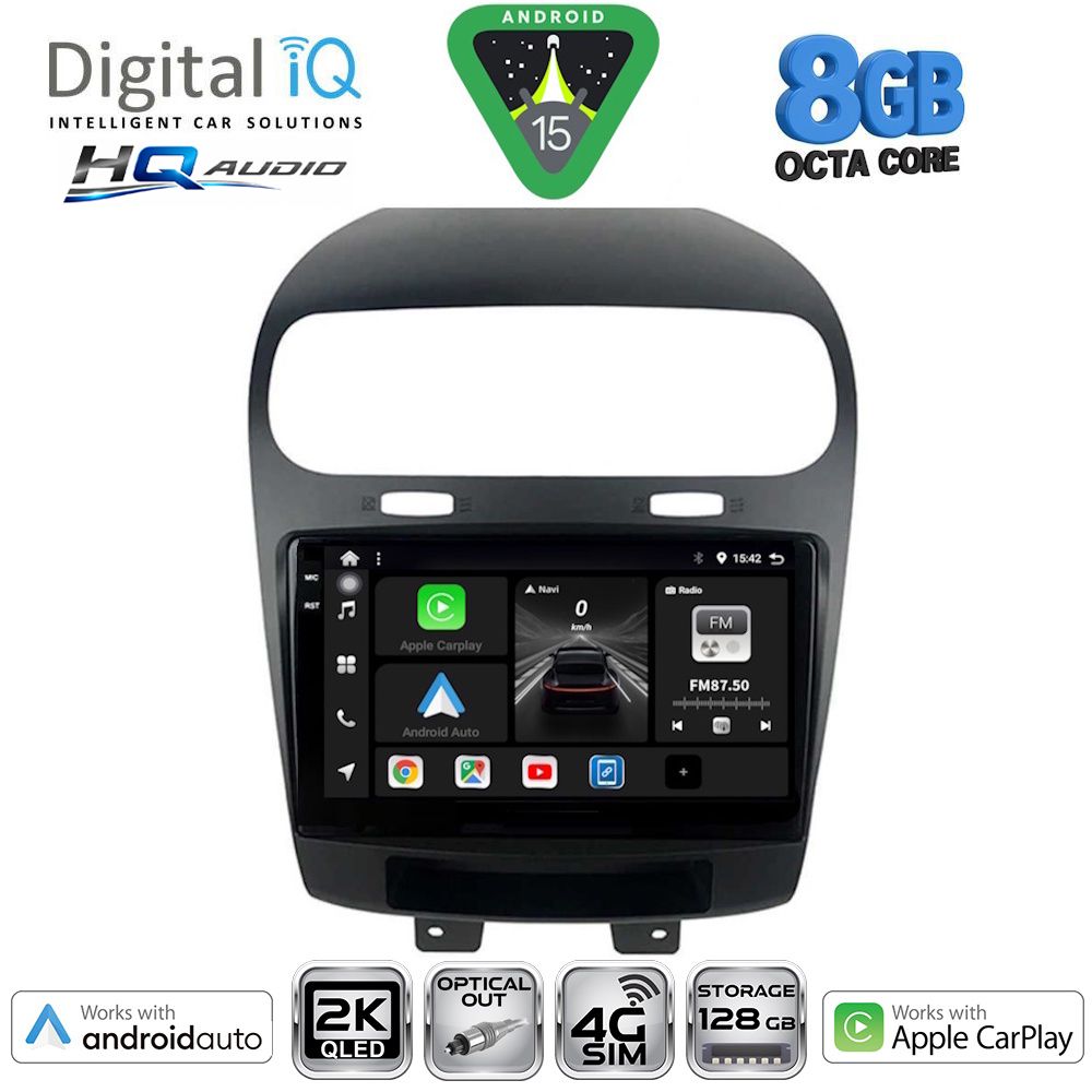 Βλησαρούλης Car Center - DIGITAL IQ BXK 20144_CPAA (9inc) MULTIMEDIA TABLET for FIAT FREEMONT mod. 2008-2020