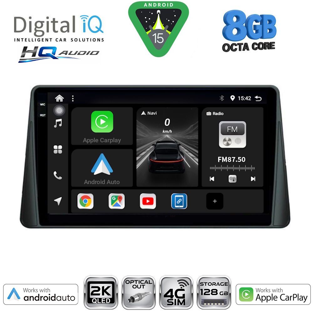 Βλησαρούλης Car Center - DIGITAL IQ BXK 20158_CPAA (9inc) MULTIMEDIA TABLET for FORD FOCUS mod. 2019-2025