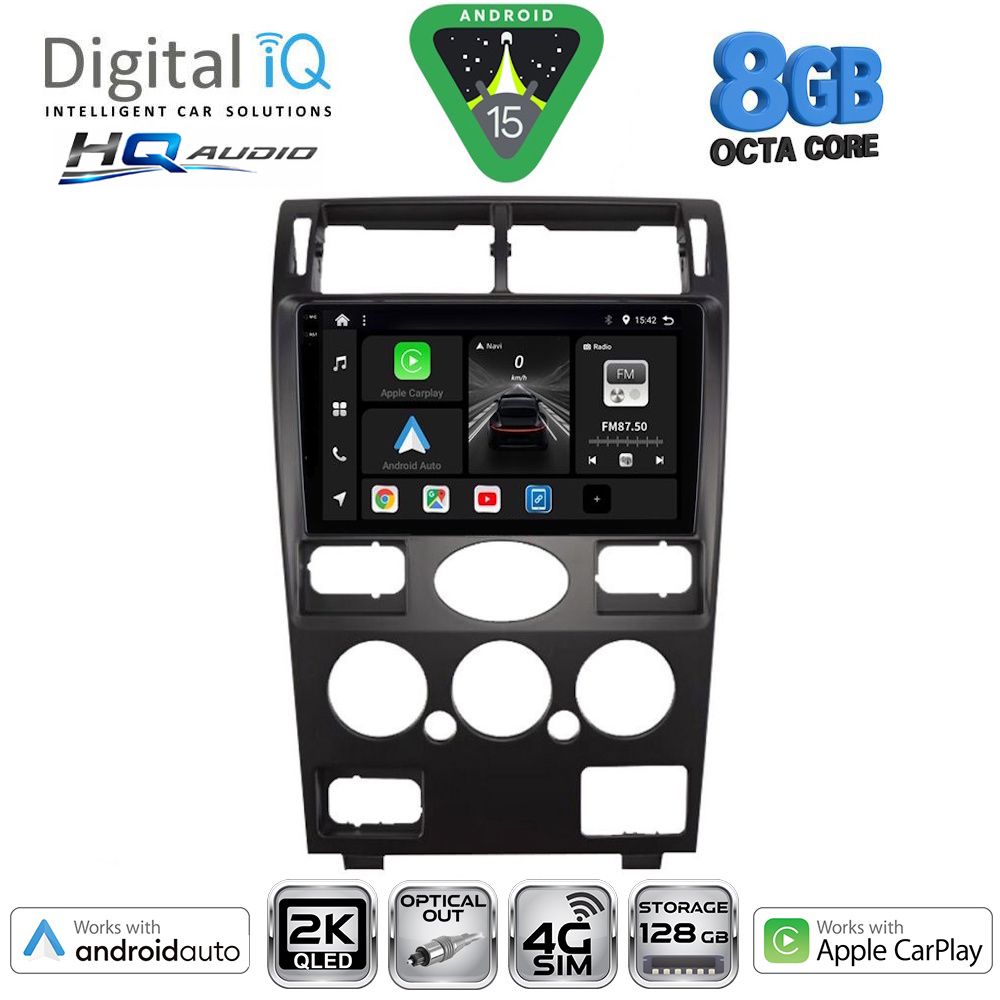 Βλησαρούλης Car Center - DIGITAL IQ BXK 20161B_CPAA (9inc) MULTIMEDIA TABLET for FORD MONDEO mod. 2003-2006