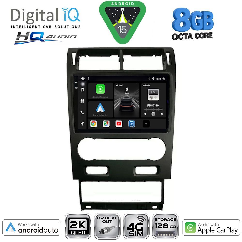 Βλησαρούλης Car Center - DIGITAL IQ BXK 20161A_CPAA (9inc) MULTIMEDIA TABLET for FORD MONDEO mod. 2003-2006