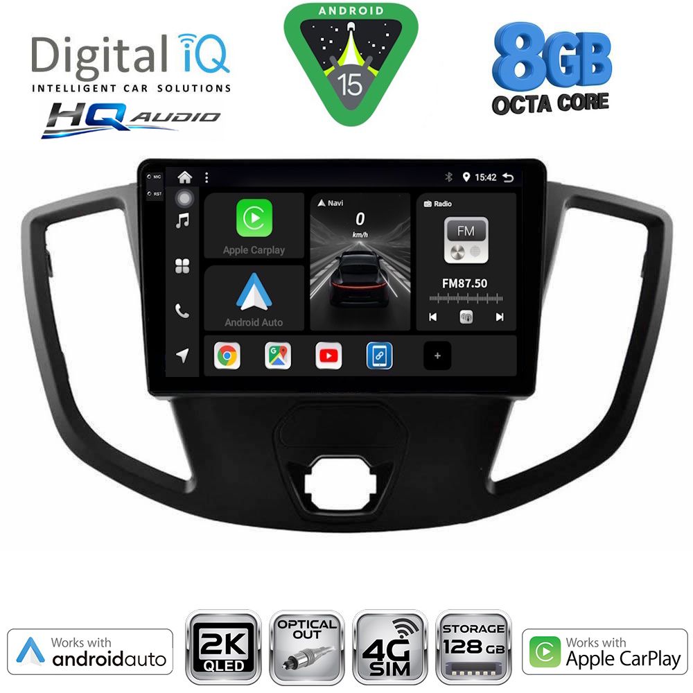 Βλησαρούλης Car Center - DIGITAL IQ BXK 20179_CPAA  (9inc) MULTIMEDIA TABLET for FORD TRANSIT mod. 2014-2020
