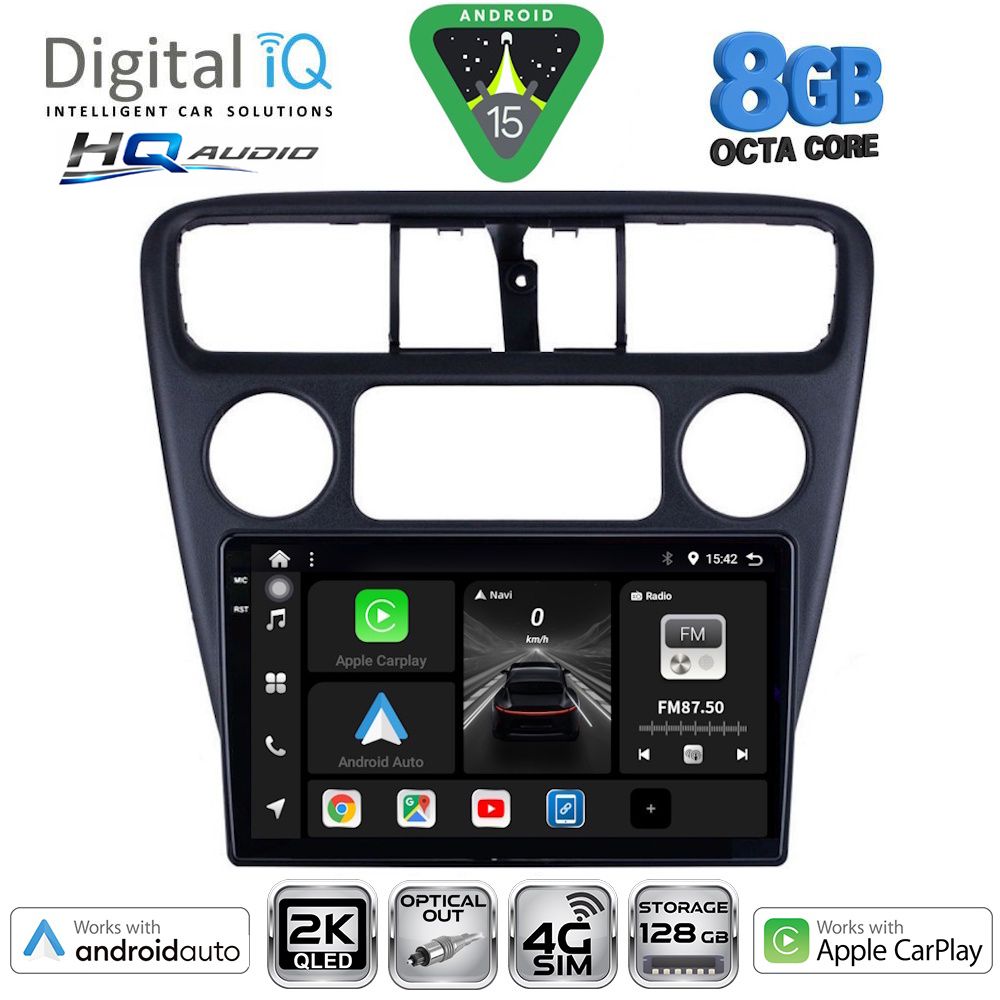 Βλησαρούλης Car Center - DIGITAL IQ BXK 20181_CPAA (9inc) MULTIMEDIA TABLET for HONDA ACCORD COUPE mod. 1998-2004