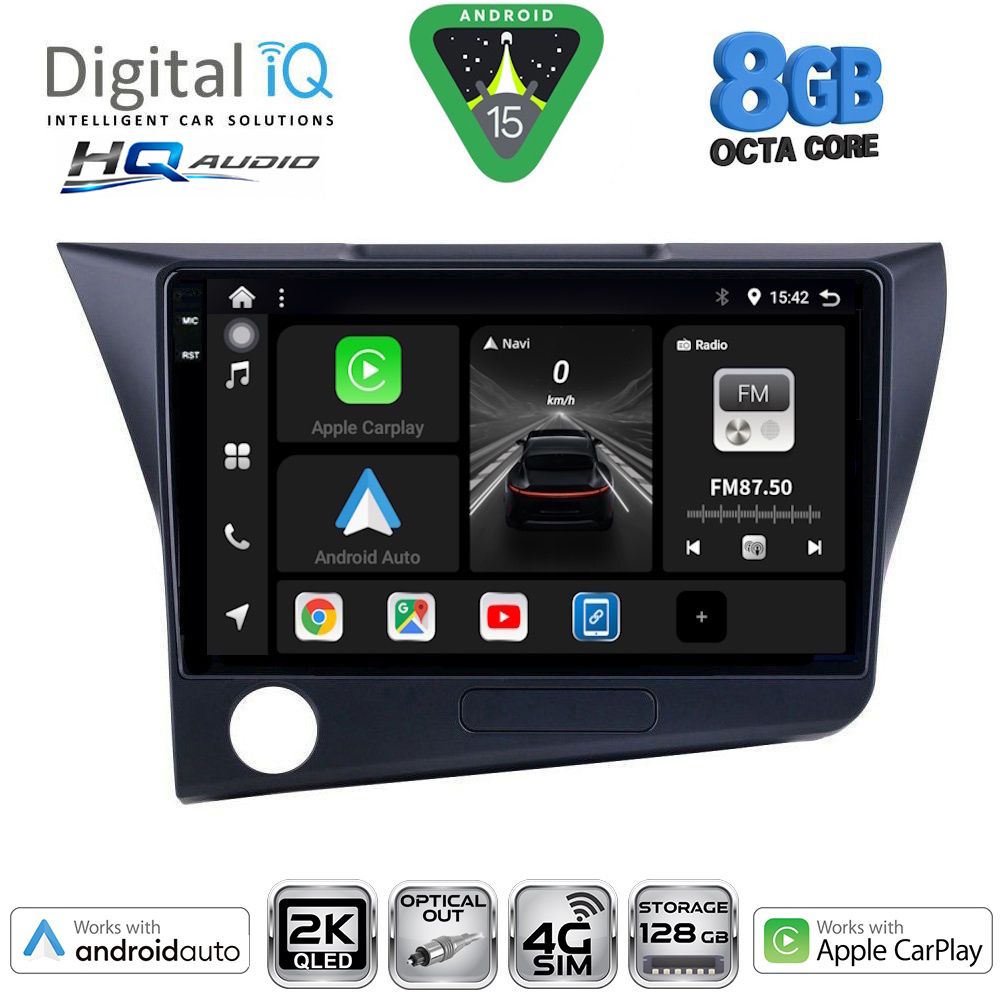 Βλησαρούλης Car Center - DIGITAL IQ BXK 20203_CPAA (9inc) MULTIMEDIA TABLET for HONDA CRZ mod. 2010-2016
