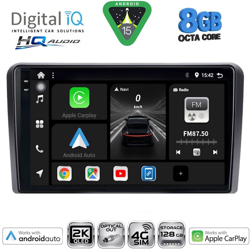 Βλησαρούλης Car Center - DIGITAL IQ BXK 20221_CPAA (9inc) MULTIMEDIA TABLET for HYUNDAI H1 mod. 2007-2020